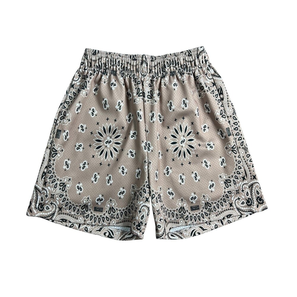 Bravest Studio Andrew Xu Beige Bandana Mesh Gym Short  Size XS  Pop Culture